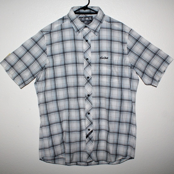 Ecko Unltd Plaid Button Down - Picture 1 of 5